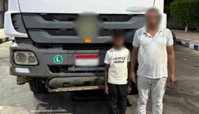 بعد نشر “تليجراف مصر”.. ضبط صغير بتهمة قيادة سيارة نقل بكفر الشيخ