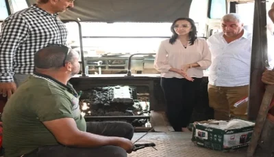 تجديد أتوبيسات النقل الداخلي القديمة في البحيرة والمحافظ تشرف على أعمال الصيانة