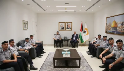 الشيخ يستقبل قائد الدفاع المدني ويثني على جهود الجهاز المخلصه