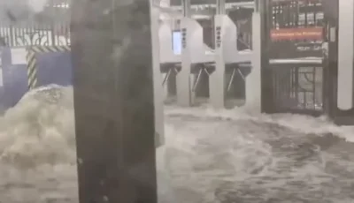 عواصف قوية تؤدي إلى فيضانات هائلة في نيويورك ونيوجيرسي