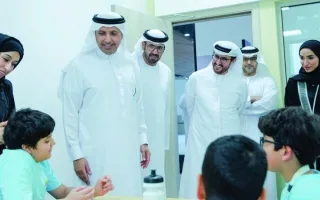 قيادات حكومية تقوم بزيارة مخيم “فرجان دبي” وخدمة “الأمين”