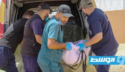 دفن ثمانية جثث غير معروفة في مقبرتي أبوقرين وطمينة بمصراتة