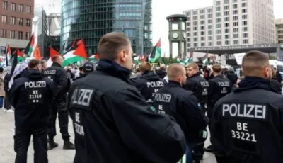 السلطات الألمانية تعتقل متظاهرين مؤيدين لفلسطين في قلب برلين