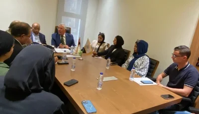 قيادات الجبهة الوطنية تراجع غرفة العمليات المركزية لمراقبة دعاية وانتخابات مجالس الشيوخ