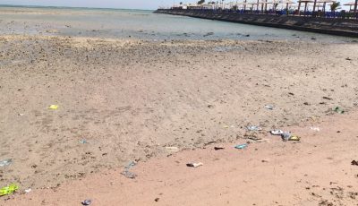 راحت فين؟.. انحسار مياه البحر على شواطئ الغردقة (فيديو)