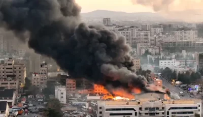19 قتيلاً وجريحًا جراء غارات إسرائيلية على دمشق