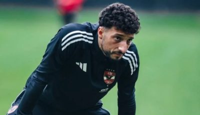 وسام أبوعلي يغيب عن مران الأهلي لليوم الثالث على التواليِ| خاص