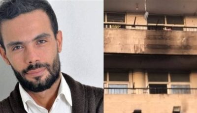 “سيجارة”.. الفنان شريف إدريس ينجو من حريق بعمارته