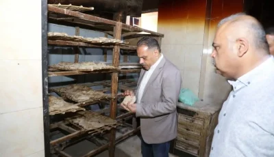 محافظ الشرقية يزور مخابز مدينة ههيا للتأكد من جودة ووزن الخبز المقدم للجمهور