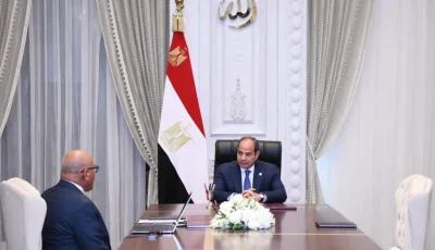 الرئيس عبد الفتاح السيسي يلتقي برئيس مجلس إدارة الهيئة العربية للتصنيع.