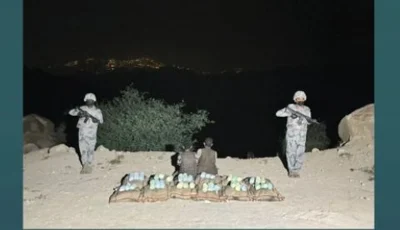 القبض على مخالفين بمنطقي جازان وعسير لتهريبهما 320 كيلوجرامًا من نبات القات
