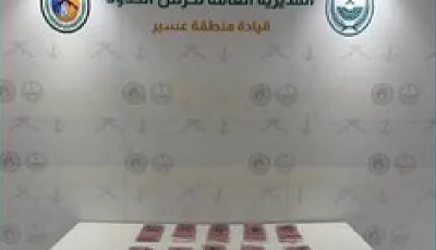 حرس الحدود بعسير يحبط تهريب 10 كيلوجرامات من الحشيش