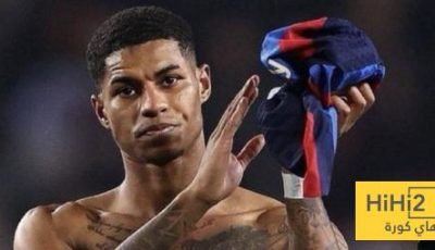 أول مباراة لراشفورد مع برشلونة