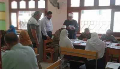 خضر يزور مركز تصحيح الشهادة الثانوية الأزهرية في القليوبية وتختتم الأعمال يوم الجمعة