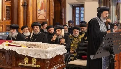 الكنيسة القبطية تشيع القمص أنطونيوس ثابت في لندن.. والبابا تواضروس يعزي في وفاته