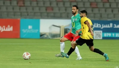 تعادل الوحدات والحسين إربد في مباراة الذهاب على لقب السوبر الأردني