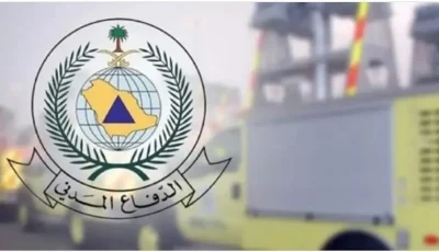 «الدفاع المدني» بالمدينة المنورة يخمد حريقًا في مركبتين ولا إصابات