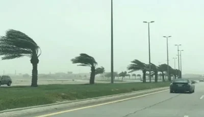 رياحٌ شديدة على حائل وموجة حارة تضرب المنطقة الشرقية