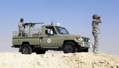حرس الحدود بجازان يقبض على 7 مخالفين لنظام أمن الحدود لتهريبهم 160 كيلوجرامًا من نبات القات