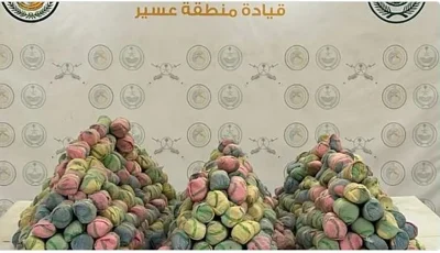 القبض على 4 مخالفين بمنطقة عسير لتهريبهم 65 كيلوجرامًا من نبات القات