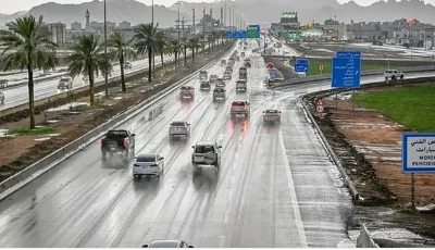 طقس المملكة الأربعاء.. أمطار رعدية متوسطة إلى غزيرة ورياح نشطة على عدة مناطق