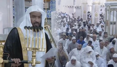خطيب المسجد النبوي موصيًا الآباء: تعاونوا مع الجهات التعليمية لصلاح أبنائكم