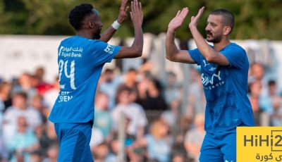 ودياً.. الهلال يهزم بالينجن بنتيجة (6-1)