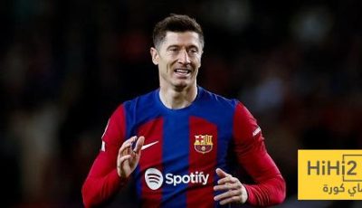 ليفاندوفسكي خارج حسابات برشلونة أمام مايوركا بسبب الإصابة