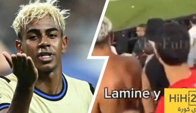 فيديو: مشجع مايوركا استفز لامين شاهد ماذا فعل به…!