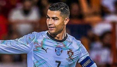 ⚽فيديو: رونالدو يسجل هدف صاروخي في شباك ارمينيا