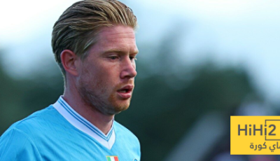 هل سيشارك دي بروين أساسيا أمام جنوى؟