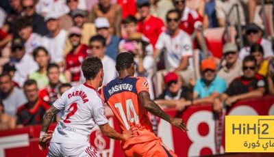 أرقام مميزة لـ راشفورد في الشوط الأول أمام إشبيلية