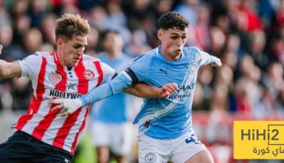 ترتيب الدوري الانجليزي بعد فوز مانشستر سيتي على برينتفورد