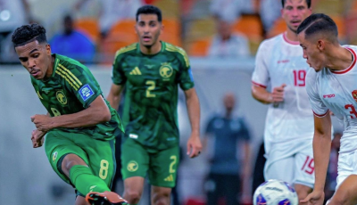 سجل الأخضر يتحدث أمام إندونيسيا