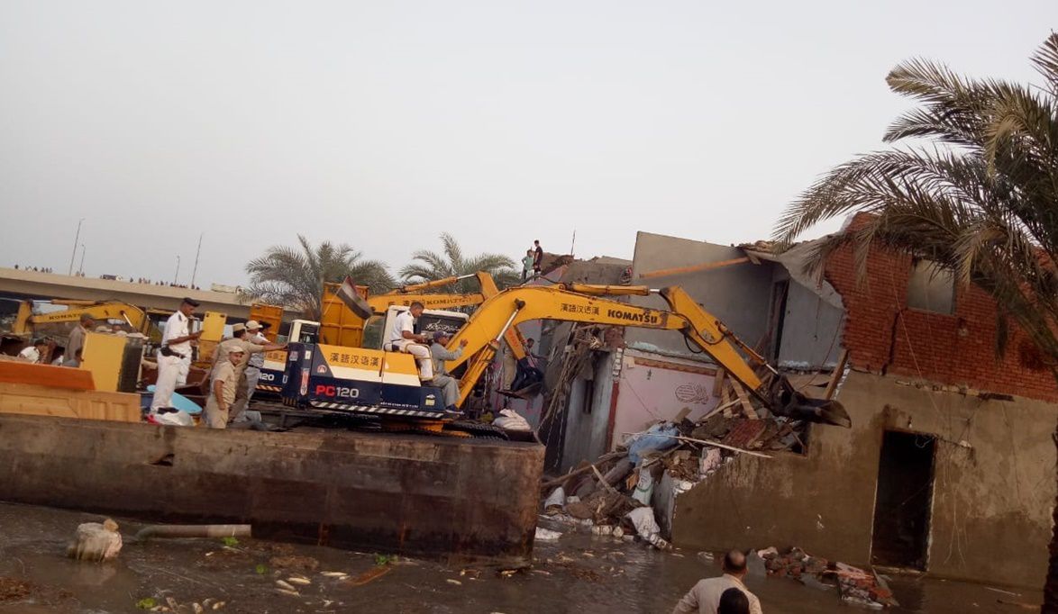 محافظ المنوفية يتابع جهود إزالة التعديات الخطرة على أراضي طرح …