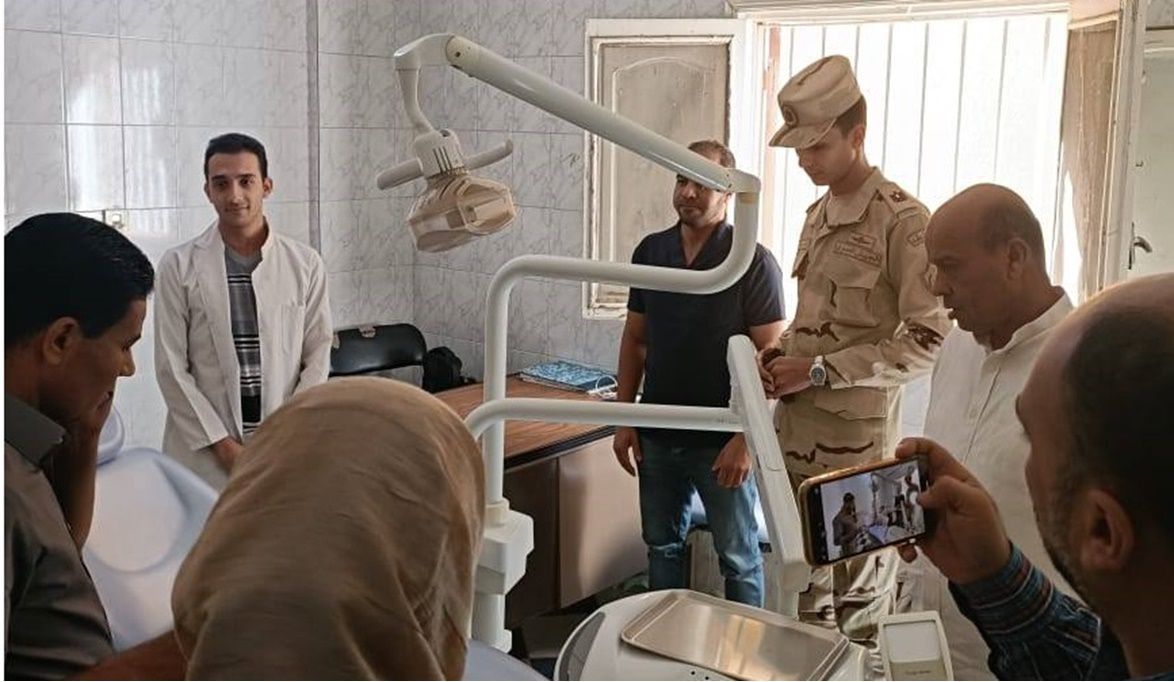 رئيس الزينية يتابع القافلة الطبية ويشدد على تقديم العلاج المجا…