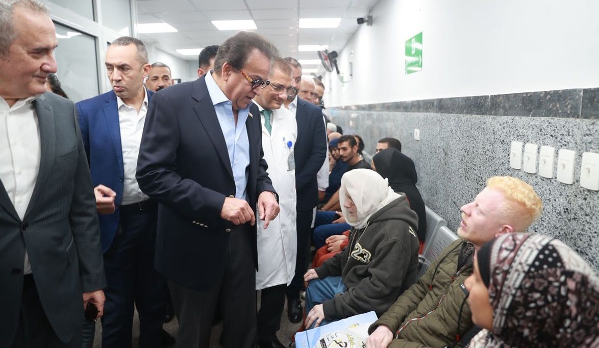 وزير الصحة يفتتح أعمال التطوير ورفع الكفاءة بأقسام مستشفى المط…