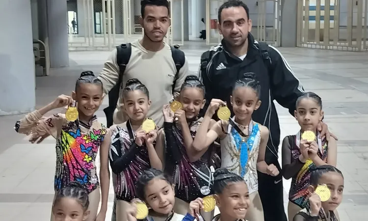7 بطلات من الأقصر يتوجن بالميداليات الذهبية في بطولة كأس مصر لجمباز الأيروبيك تحت 8 سنوات