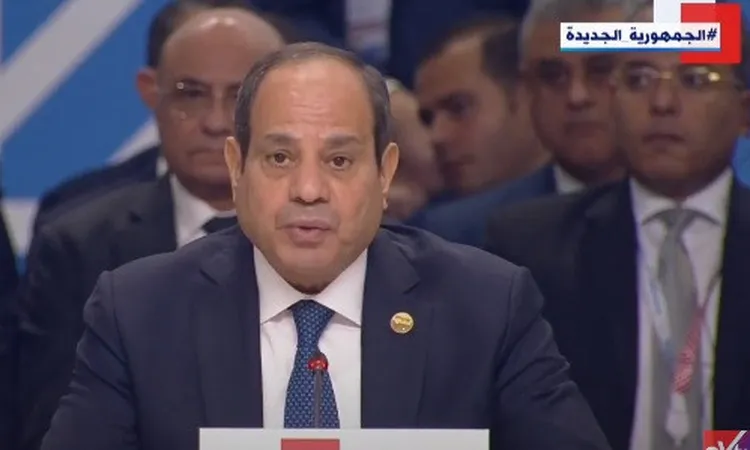 الرئيس السيسي: يد الله كانت ومازالت مع مصر في تجاوز الصعاب وتحقيق الإنجازات