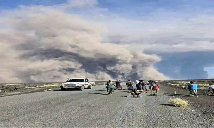 رماد بركان إثيوبيا يشل حركة الطيران في الهند ويتمدّد نحو الصين