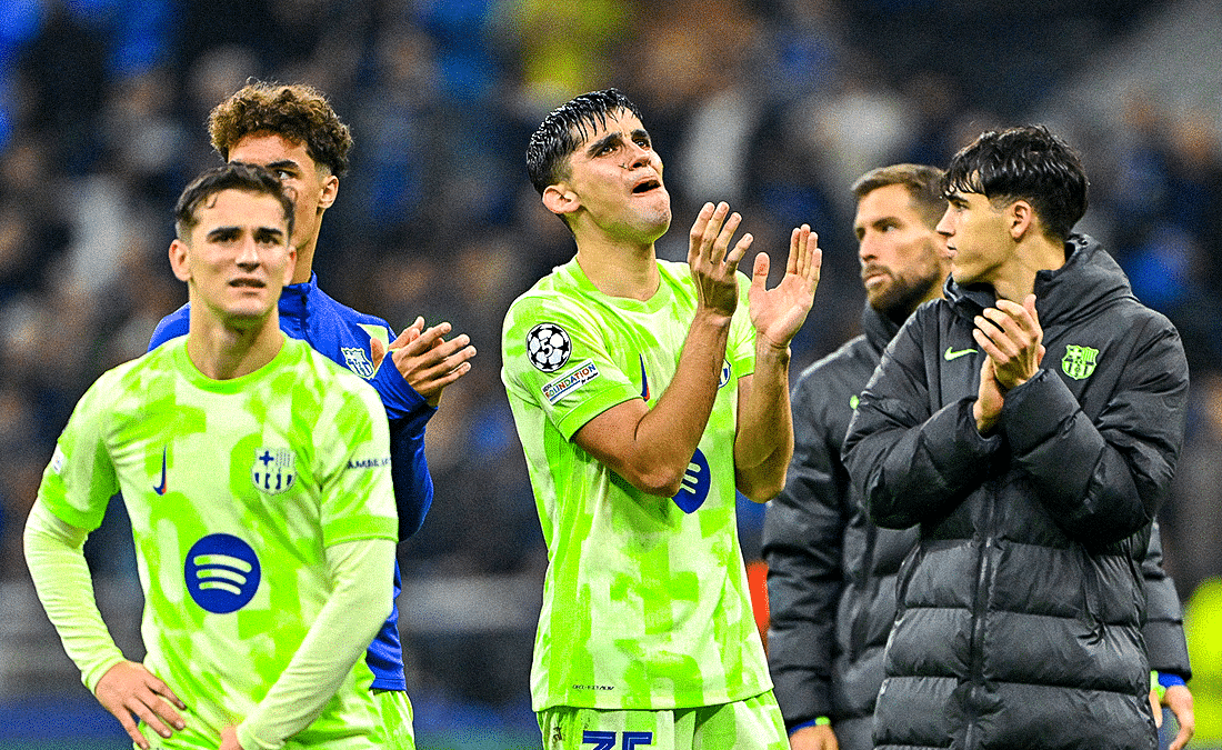 فضيحة في برشلونة: لاعب ادعى الإصابة ورفض المشاركة ضد إنتر ميلان!