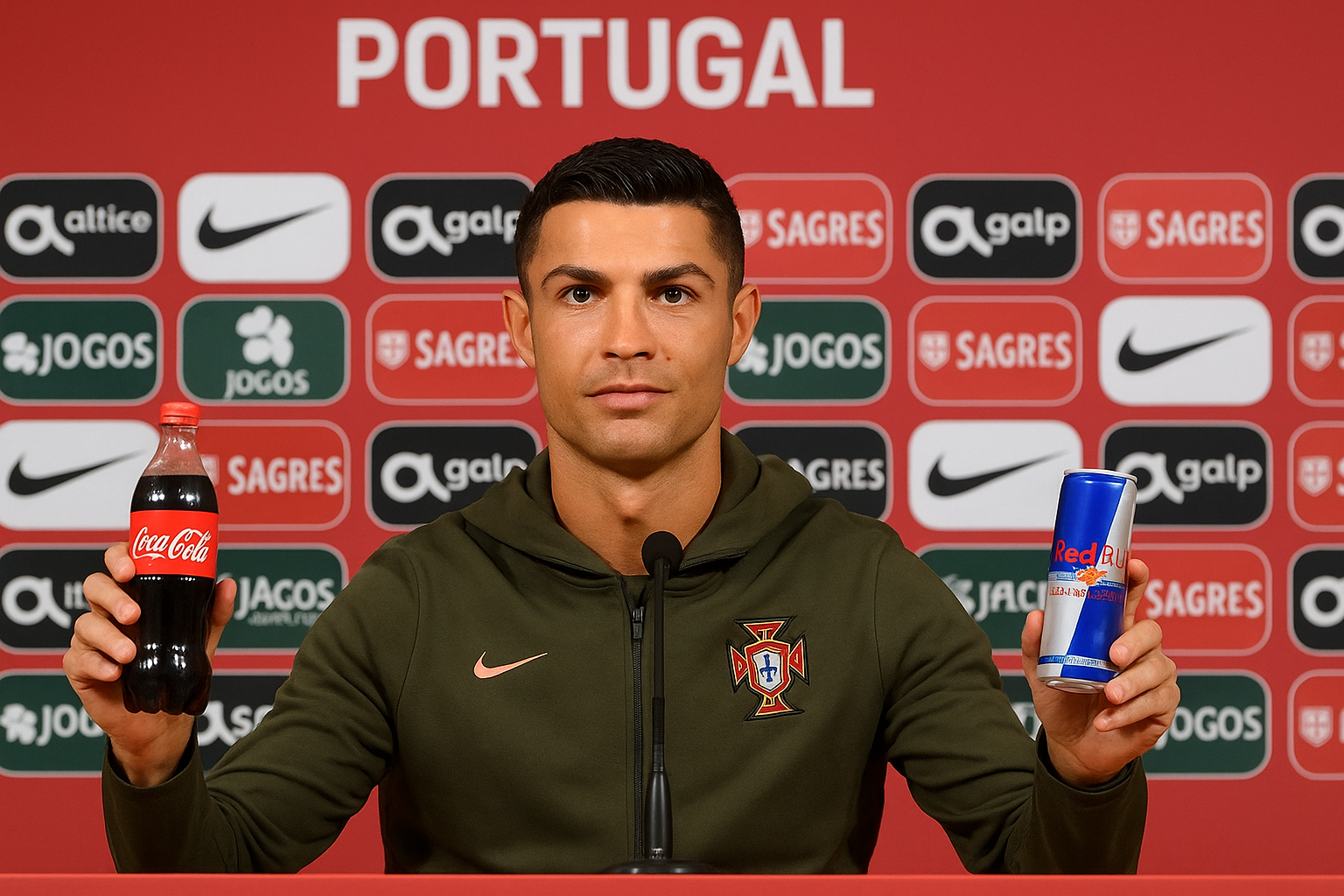 كريستيانو رونالدو ما بين الكولا وريدبول.. حين تتحوّل حركة إلى عاصفة في السوق!