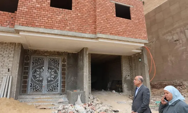 محافظ المنيا يوجه بإزالة برج مخالف في بني مزار وإحالة المقصرين للتحقيق
