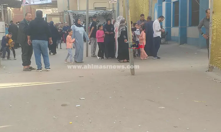 السيدات يتصدرن المشهد.. إقبال كبير من السيدات على اللجان الانتخابية بكفر الشيخ | صور