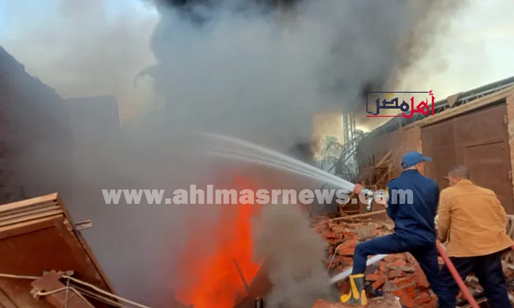 السيطرة على حريق داخل مدرسة بطنطا
