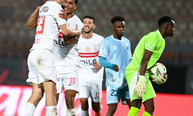 كاف يعلن الطاقم التحكيمي لمباراة الزمالك ضد زيسكو في الكونفدرالية