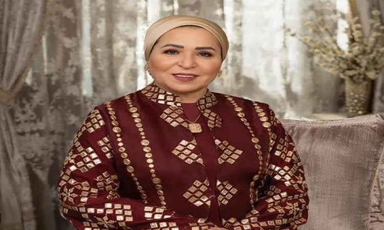 السيدة انتصار السيسي ترحب بقرينة رئيس جمهورية كوريا الجنوبية