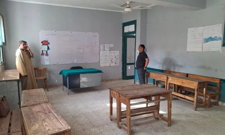 تجهيز مدارس طامية بالفيوم لاستقبال انتخابات مجلس النواب 2025