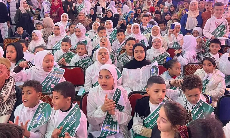 على خطي دولة التلاوة.. قرية النويرة ببني سويف تكرم المئات من حفظة القرآن الكريم