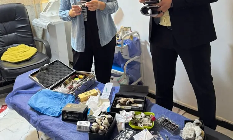 غلق 4 معامل بدون ترخيص ومركزين للجلدية والبشرة يديرهما أشخاص غير مؤهلين بني سويف